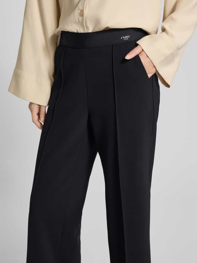 CAMBIO Stoffen broek met verkorte pasvorm model 'CAMERON'