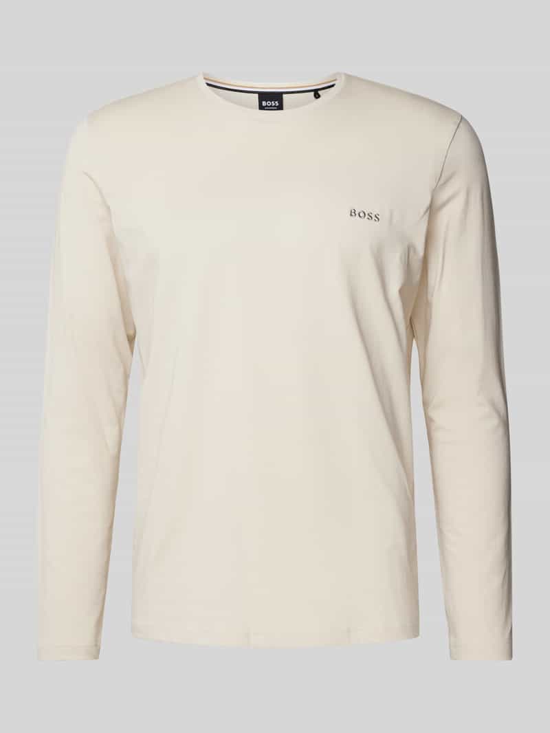 Boss Shirt met lange mouwen en labelstitching
