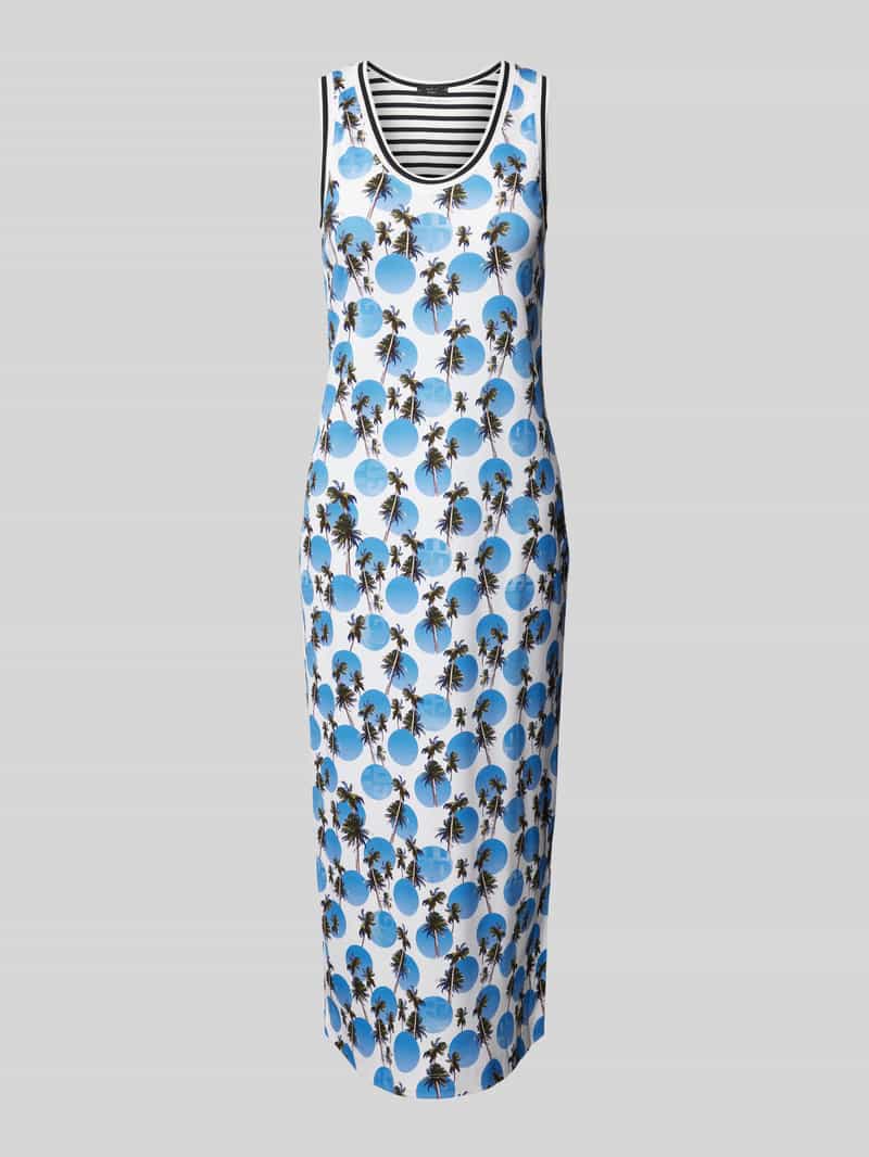 Marc Cain Midi-jurk met all-over motief