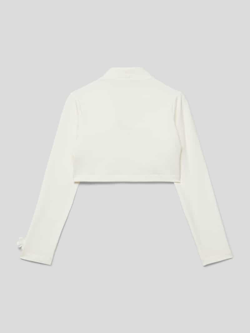 Bolero met gebloemd detail Weise