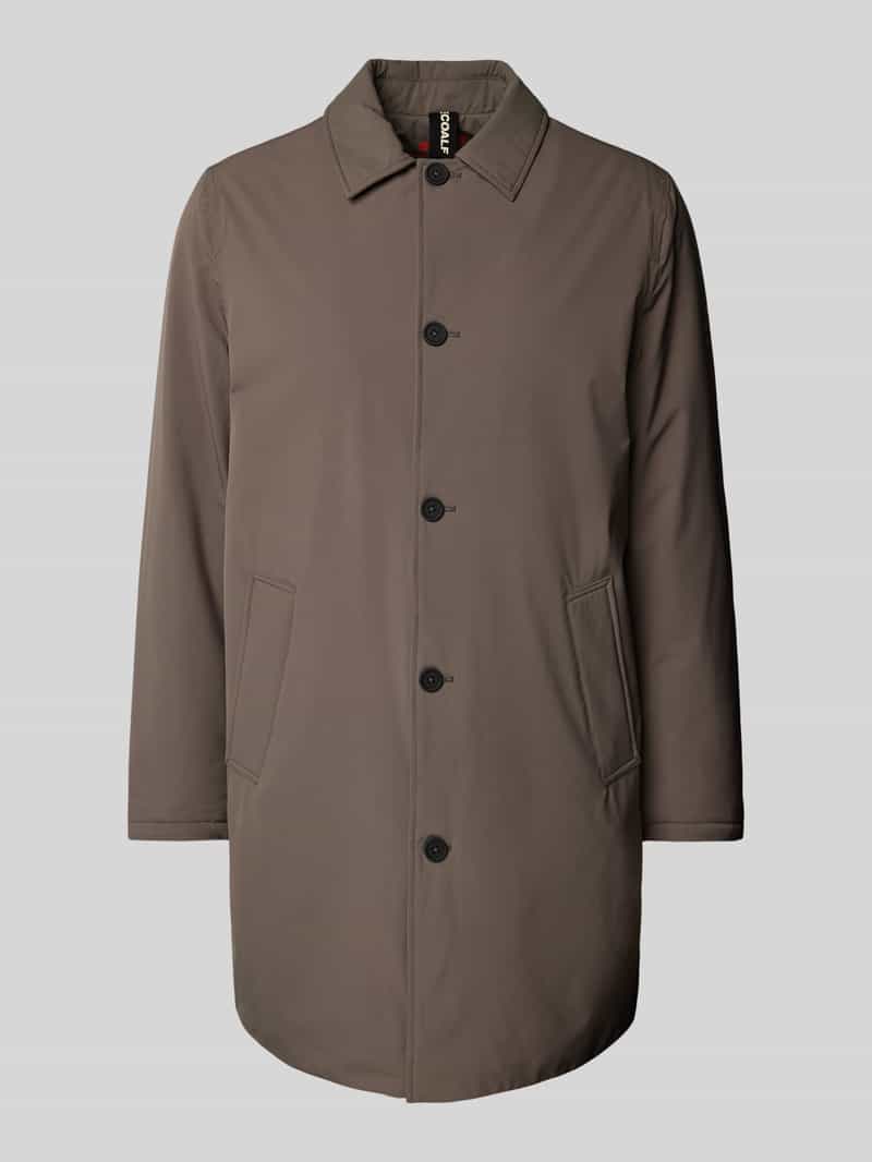 Lange jas met haaikraag model 'HAMPSHIREALF'