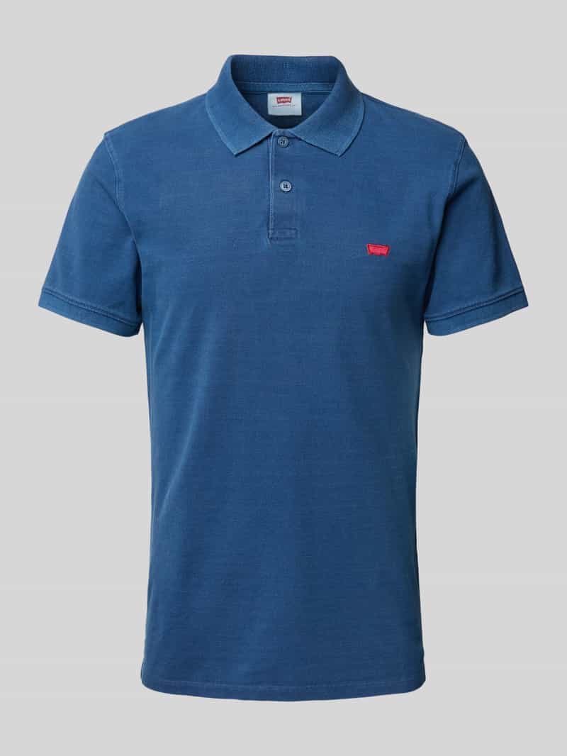Levi's Slim fit poloshirt met labelstitching
