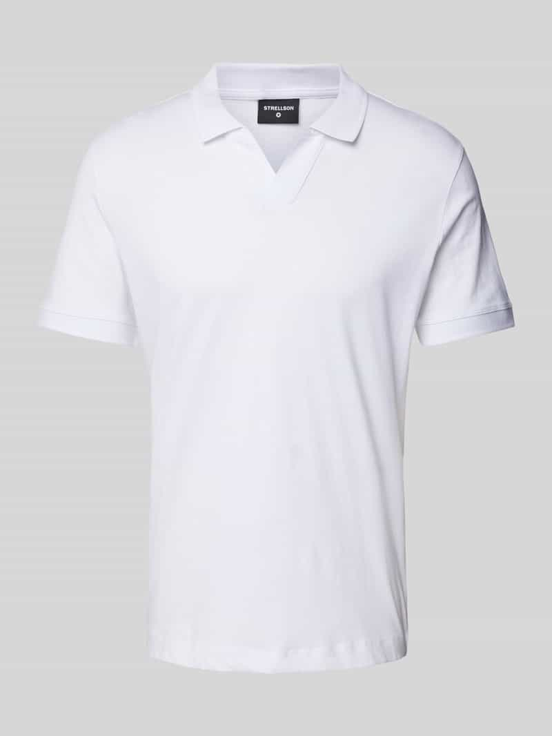 Strellson Poloshirt met structuurmotief model 'Clark'