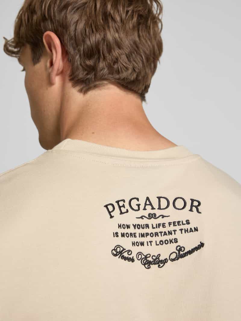 Pegador Oversized T-shirt met labelstitching model 'Hamker'
