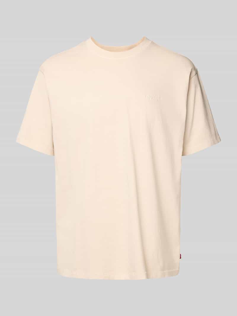 Levi's T-shirt met labelstitching