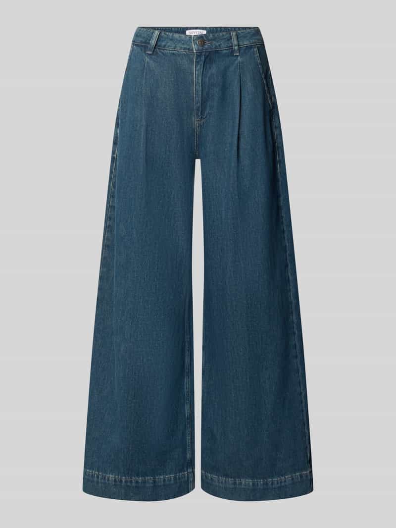 Wide fit Jeans met plooien