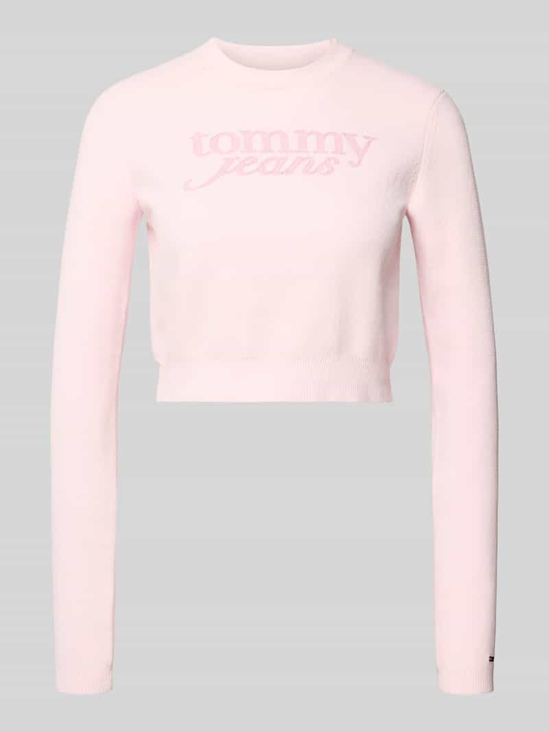 Tommy Jeans Regular fit pullover met labelstitching
