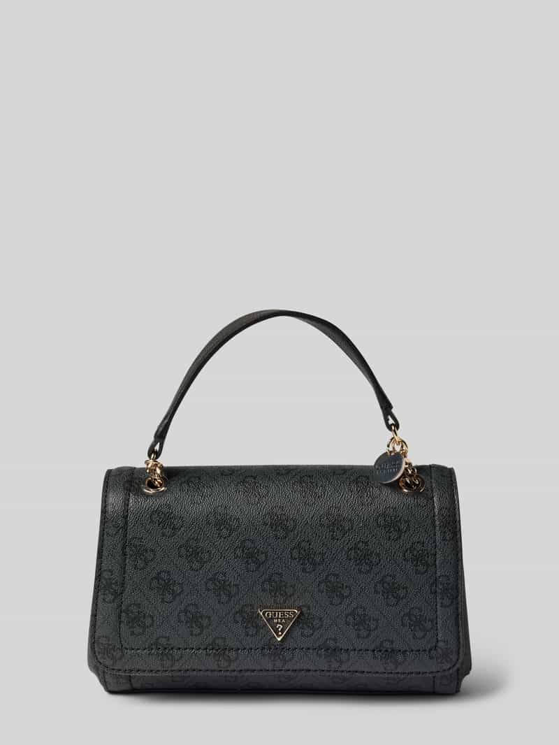 Guess Handtas met labelapplicaties, model 'NOELLE II'