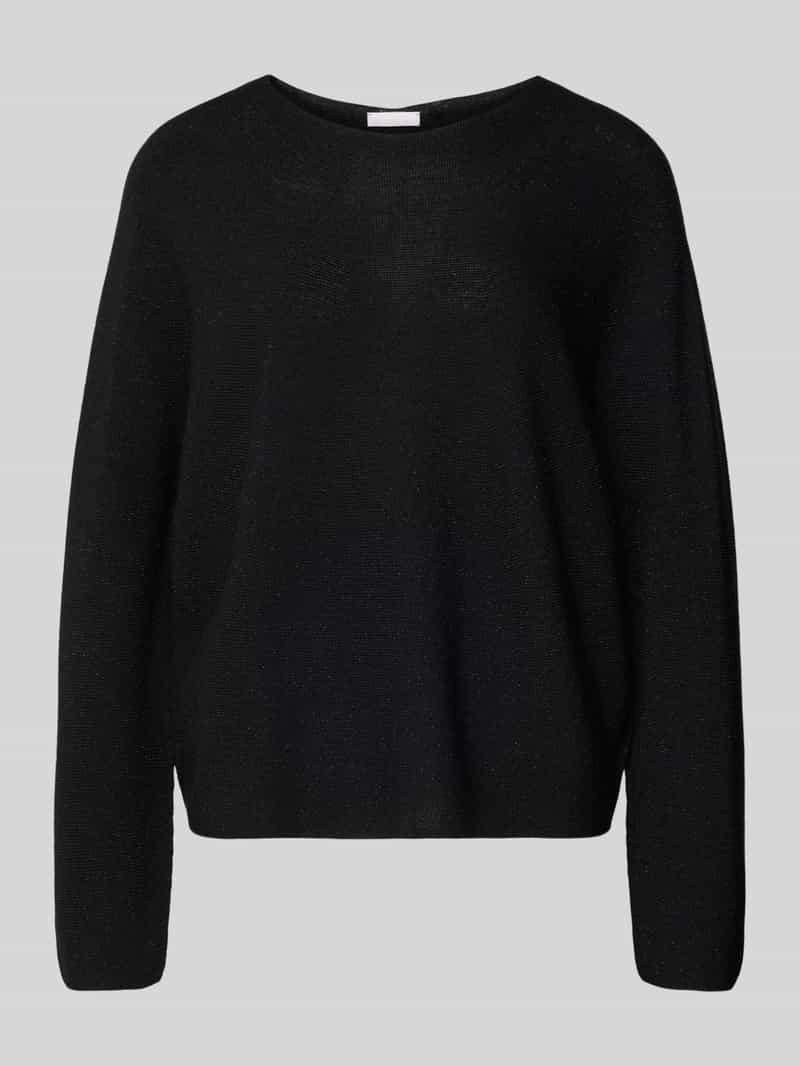 Rich & Royal Glanzende gebreide pullover van wolmix