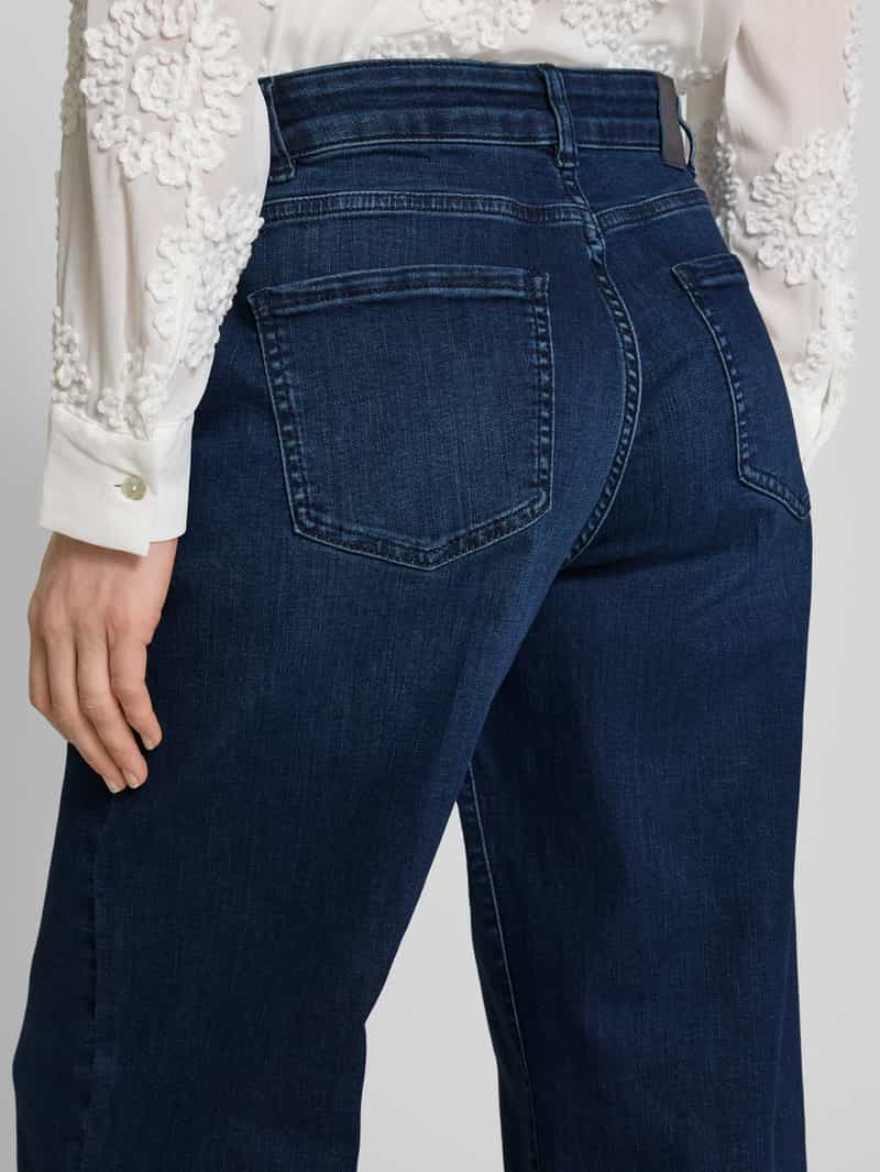 comma Straight leg jeans met steekzakken