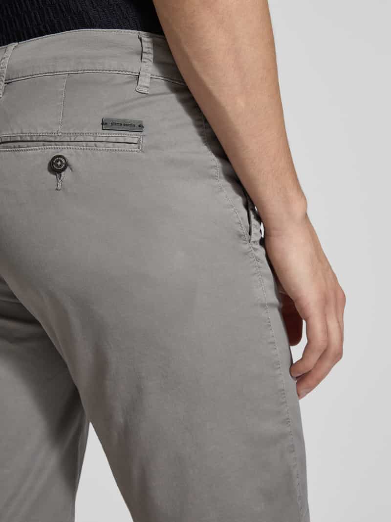 Pierre Cardin Korte regular fit broek met achterzakken model 'Strasbourg'