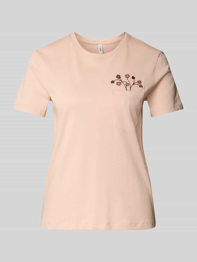 Only Regular fit T-shirt van puur katoen model 'POLLY'