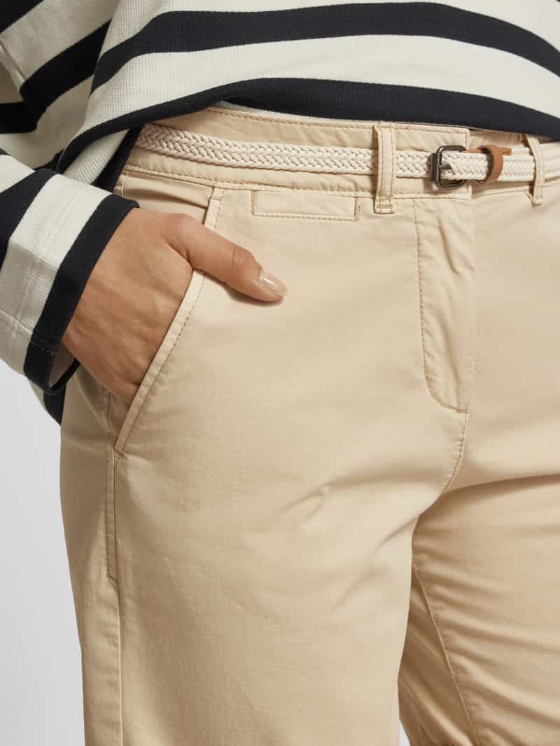 Tom Tailor Regular fit korte chino van katoenmix