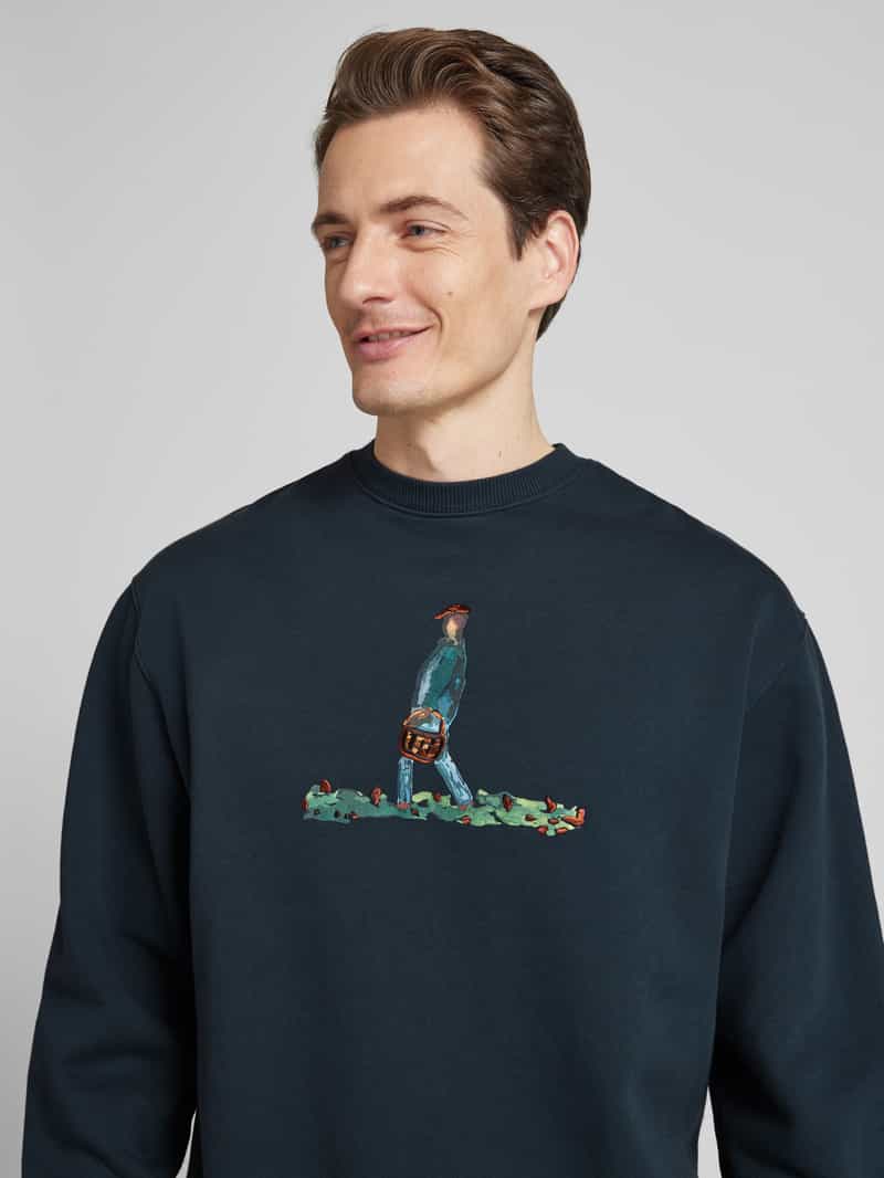 Forét Regular fit sweatshirt met ronde hals model 'HUNT'