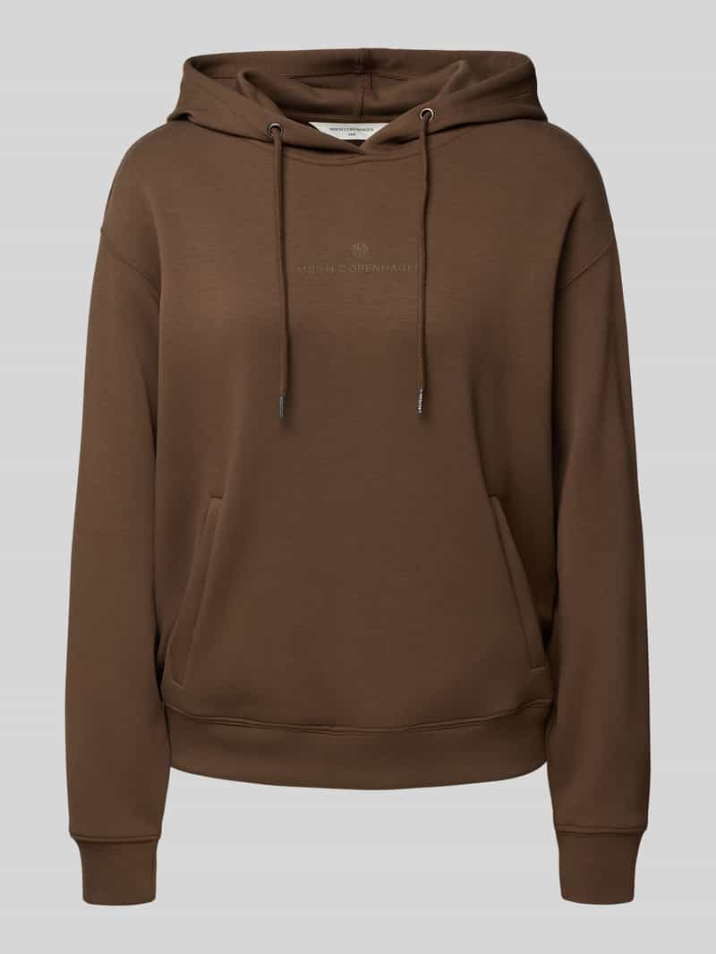 MSCH Copenhagen Hoodie van viscosemix met steekzakken model 'IMA'