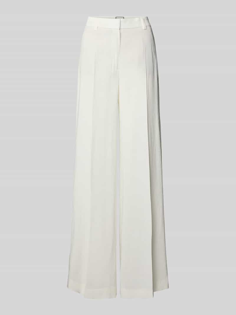SEDUCTIVE Linnen broek met persplooien model 'SHILOH'