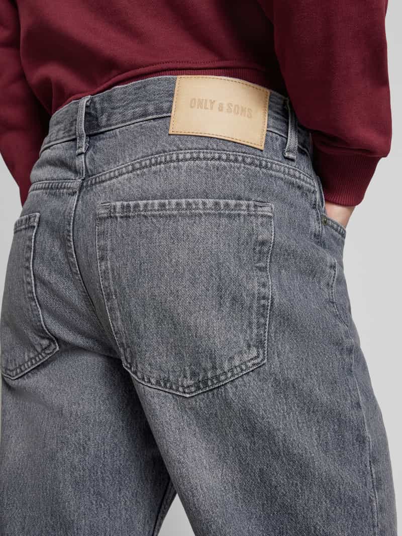 Only & Sons Straight fit jeans met wol model 'EDGE'