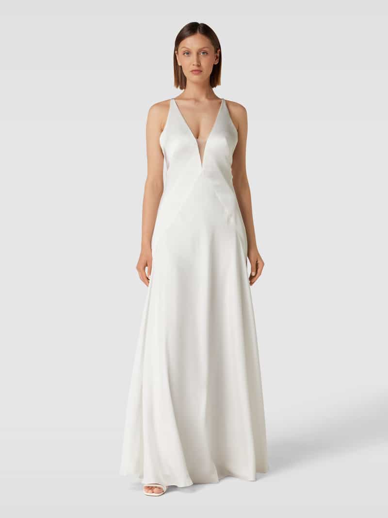 Bruidsjurk met V-hals Mascara