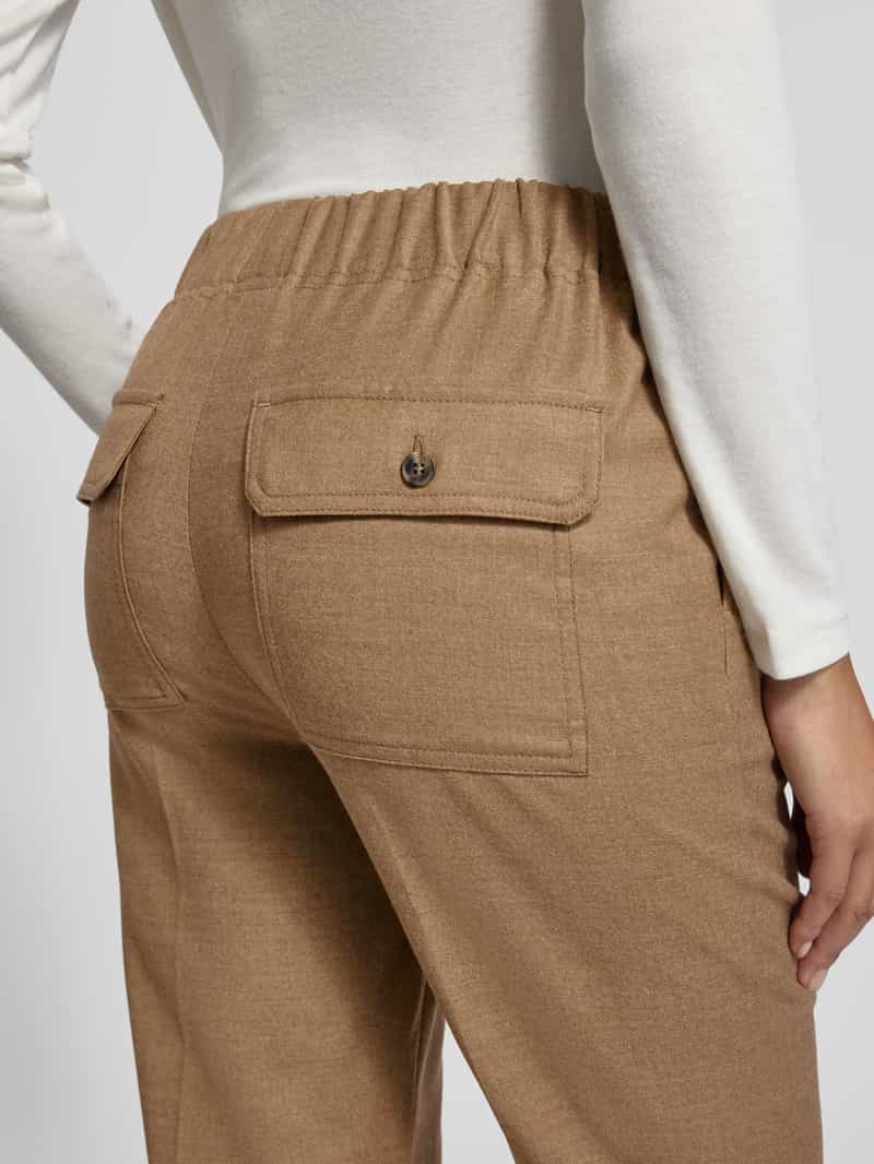 Weekend Max Mara Regular fit stoffen broek van scheerwolmix model 'HATELEY'