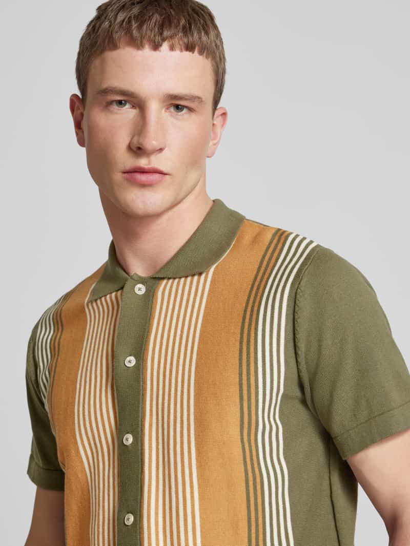 Blend Regular fit vrijetijdsoverhemd met polokraag model 'ALBUS'