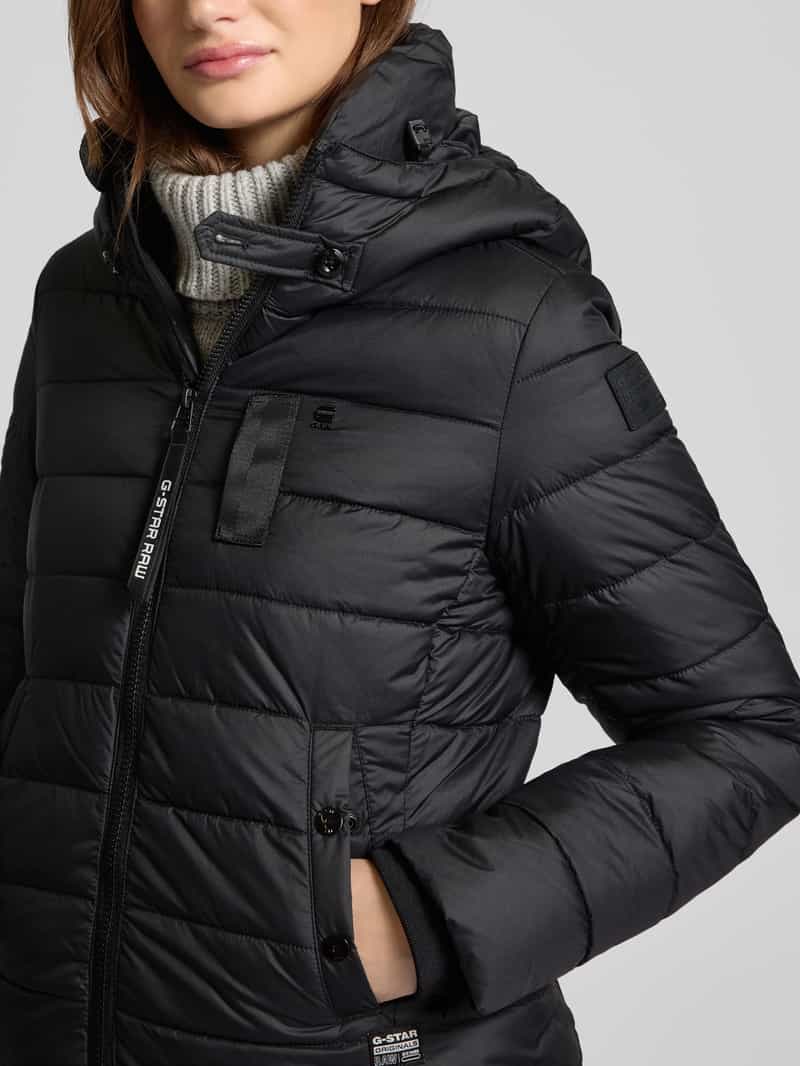 G-Star Raw Gewatteerde jas met capuchon