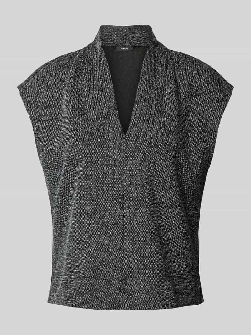 Opus Regular fit blouseshirt met V-hals model 'Gapla'