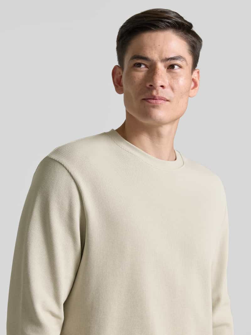 Boss regular fit shirt met lange mouwen van katoenmix model 'WE-TEMPEST' creme, foto 6