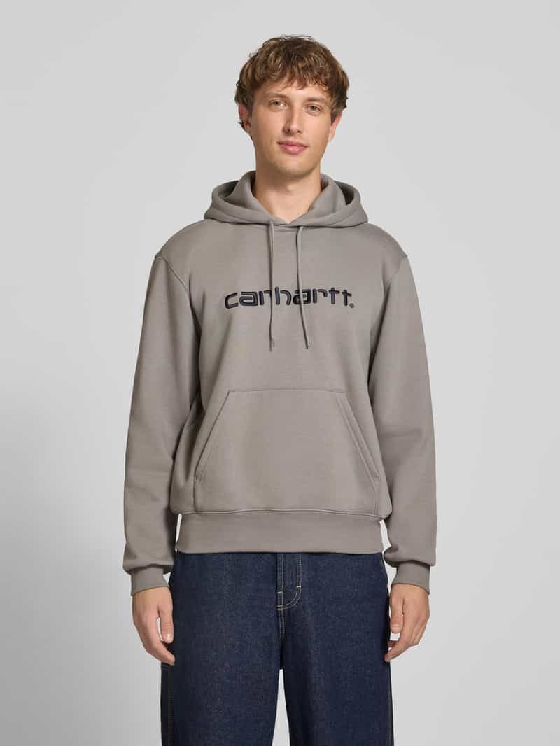 Carhartt Work In Progress hoodie met logo-opschrift