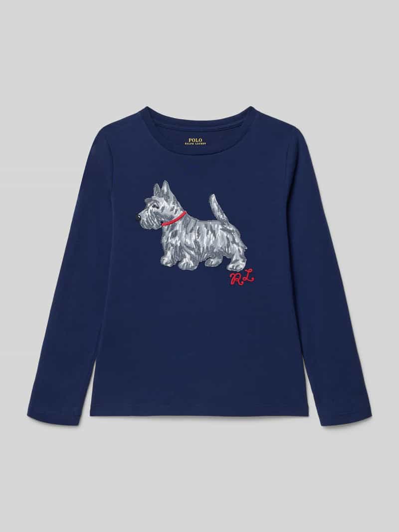 Polo Ralph Lauren Kids Regular fit shirt met lange mouwen en logostitching