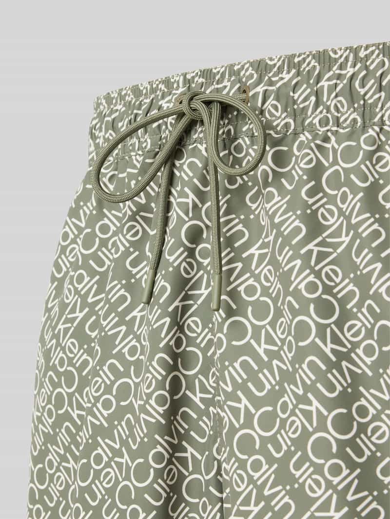 Calvin Klein Underwear Zwembroek met labelpatch