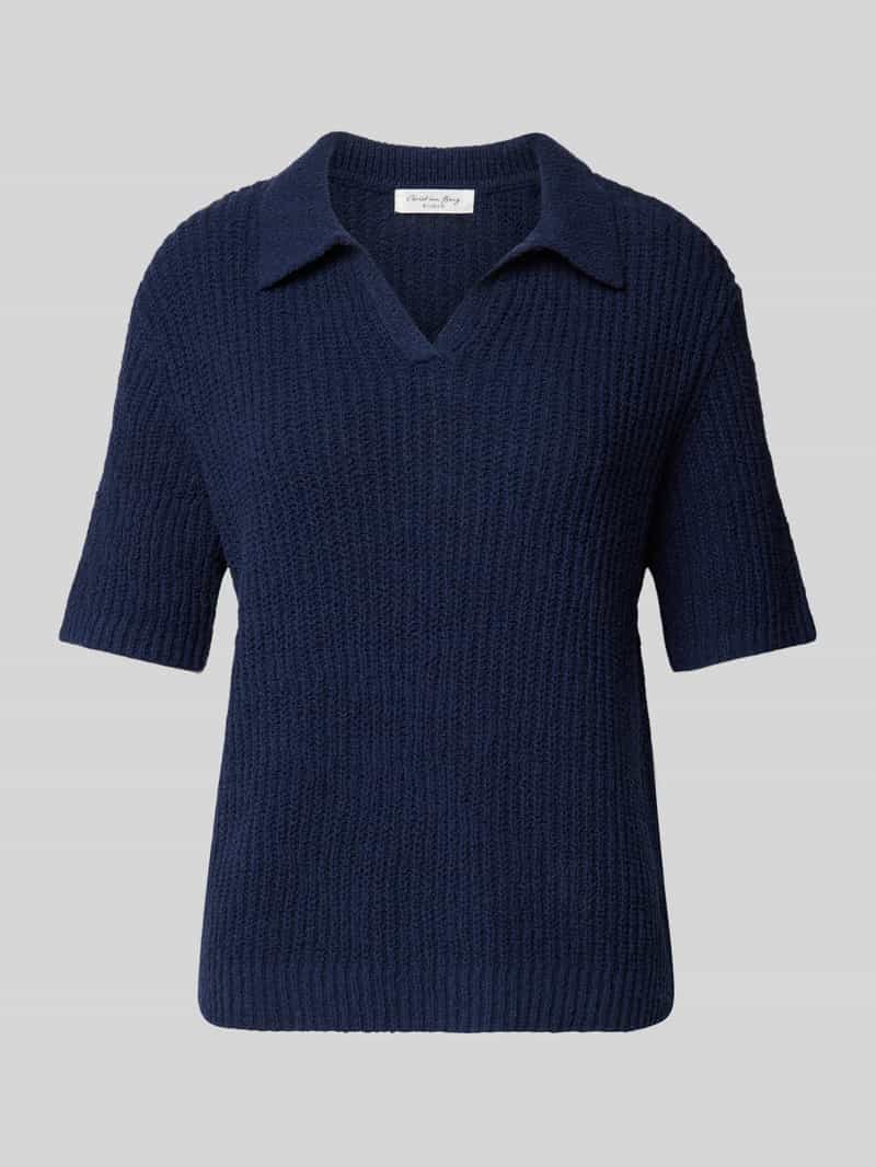 Christian Berg Woman Gebreid shirt met V-hals