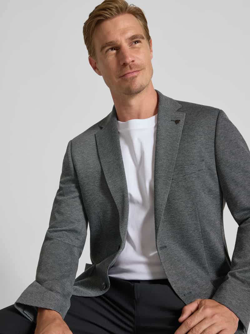 Roy Robson Slim fit colbert met viscose en reverskraag