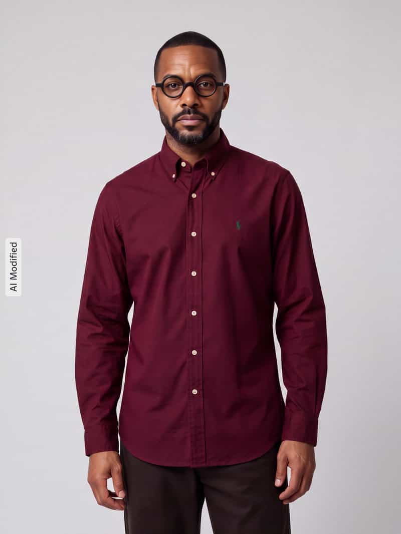 Polo Ralph Lauren custom fit vrijetijdsoverhemd van katoenmix