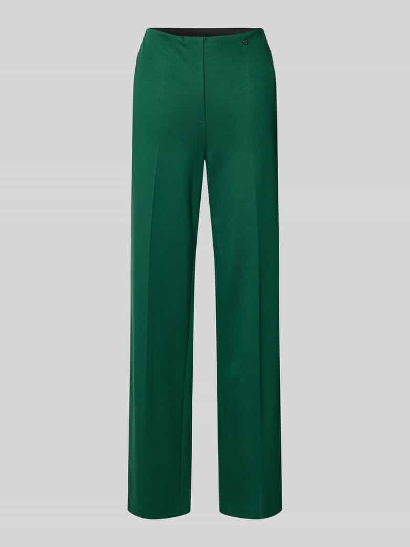 Marc Cain Straight leg pantalon met persplooien