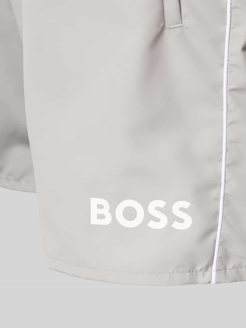 Boss Relaxed fit zwembroek met labelprint model 'STARFISH'