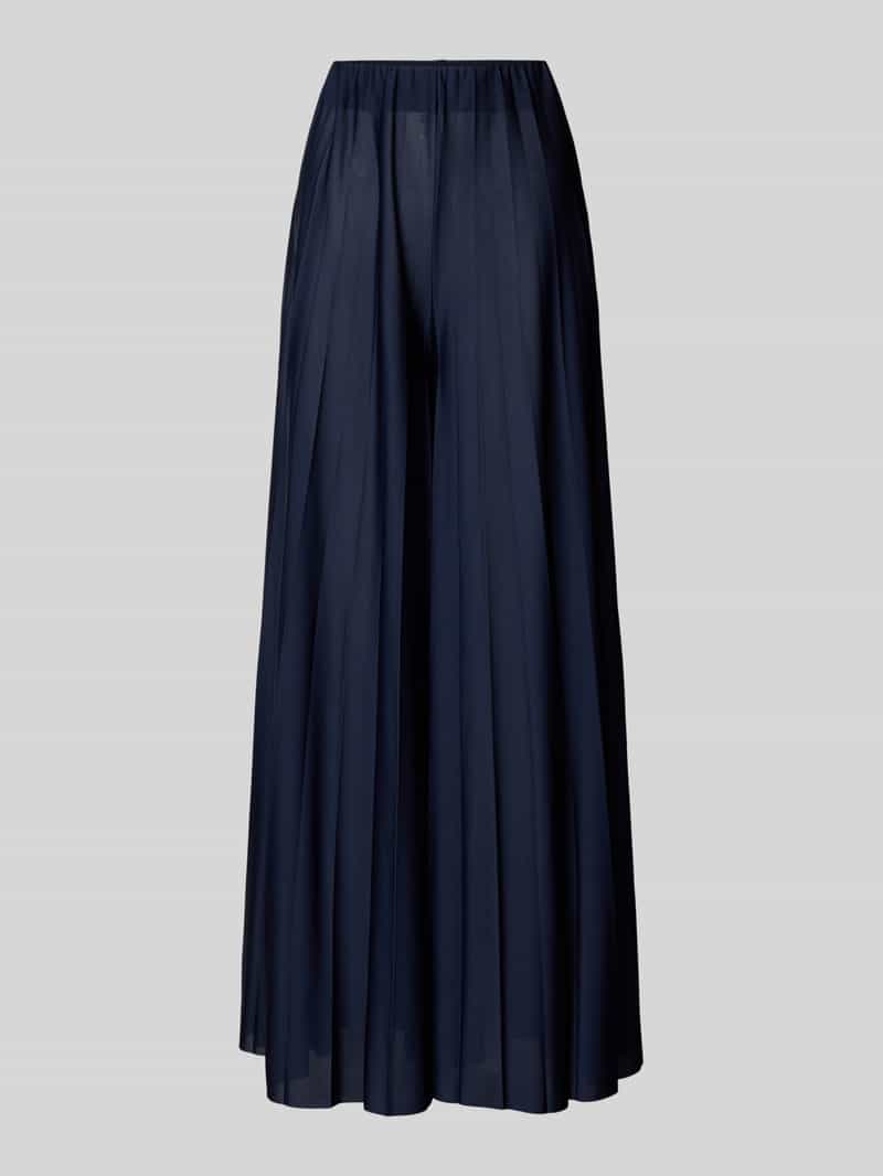 GUIDO MARIA KRETSCHMER WOMAN Wide leg stoffen broek met platte plooien model 'Samantha'