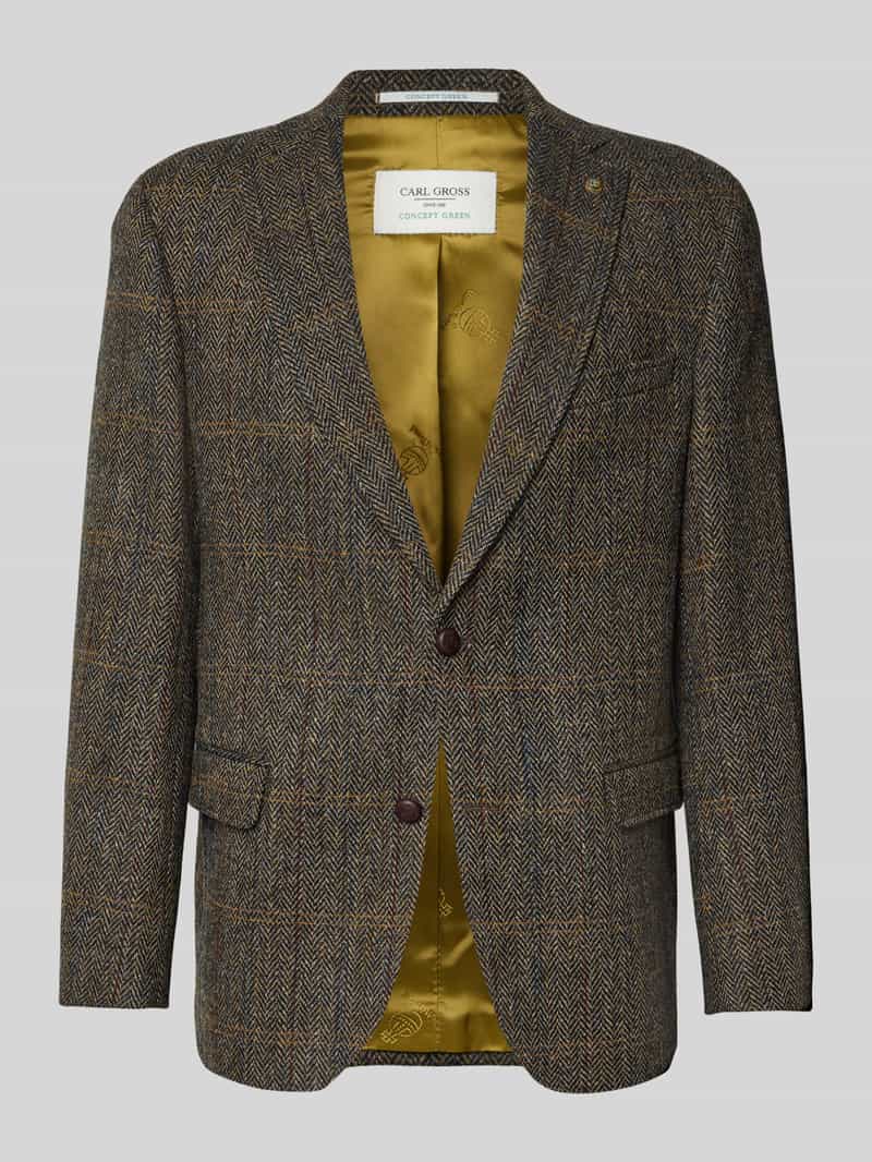 carl gross Harris Tweed colbert van scheerwol model 'Theo'