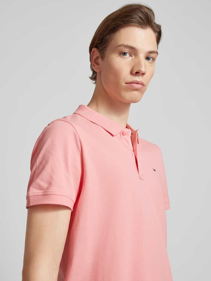 Tommy Jeans Slim fit poloshirt met logostitching