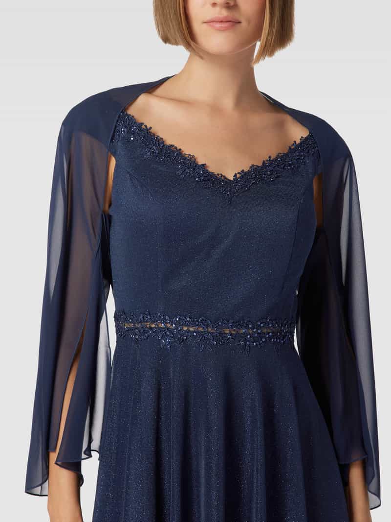 SWING Bolero met opengewerkte voorkant