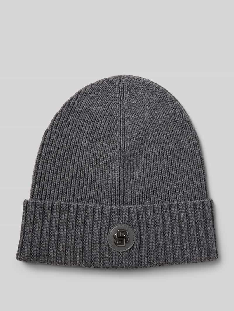 Boss Beanie van zuivere scheerwol model 'FATI'