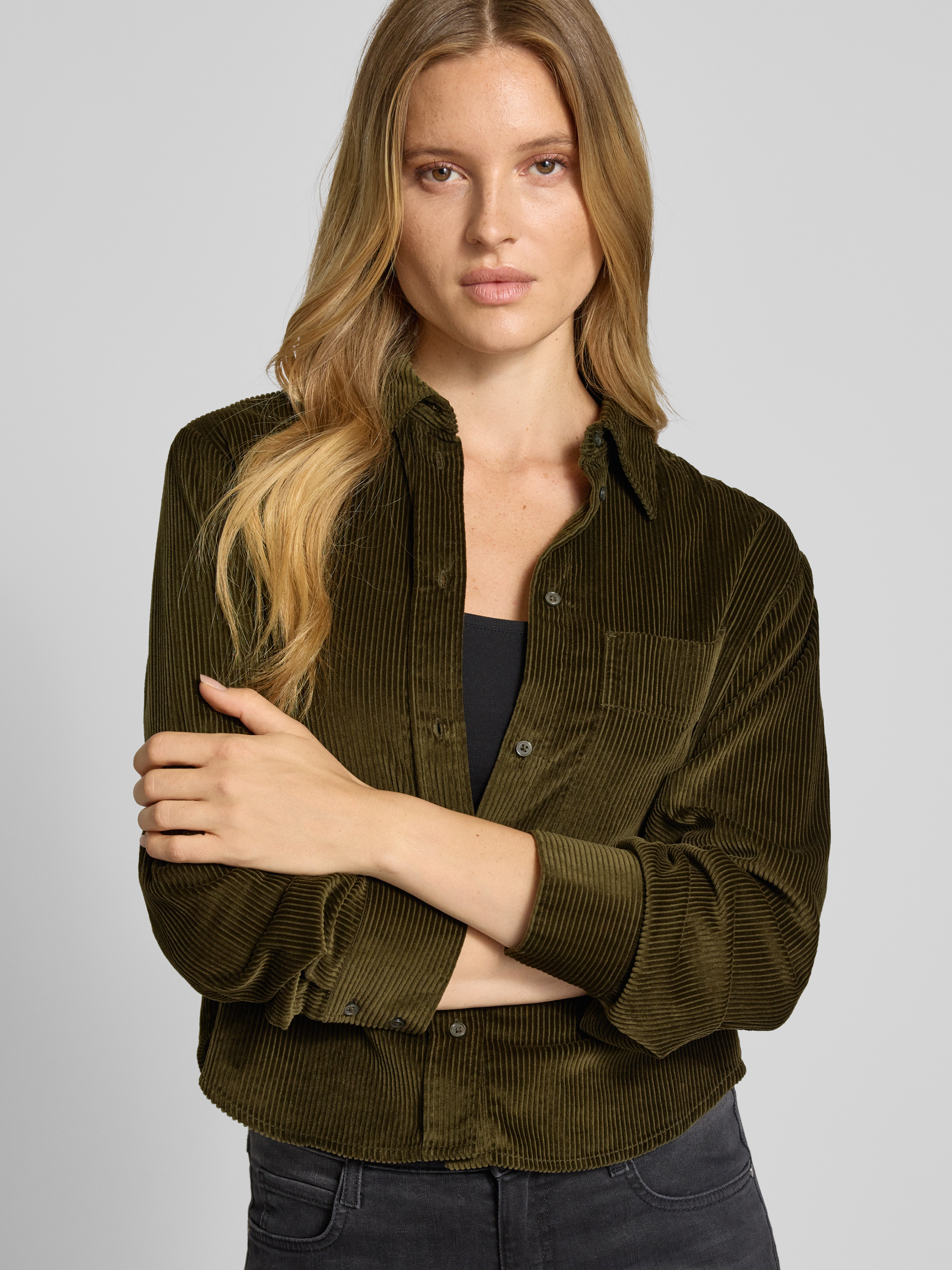 Marc O'Polo Comfort fit overhemdblouse van puur katoen