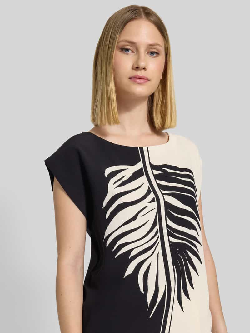 s.Oliver BLACK LABEL Regular fit blouseshirt met contrastmotief