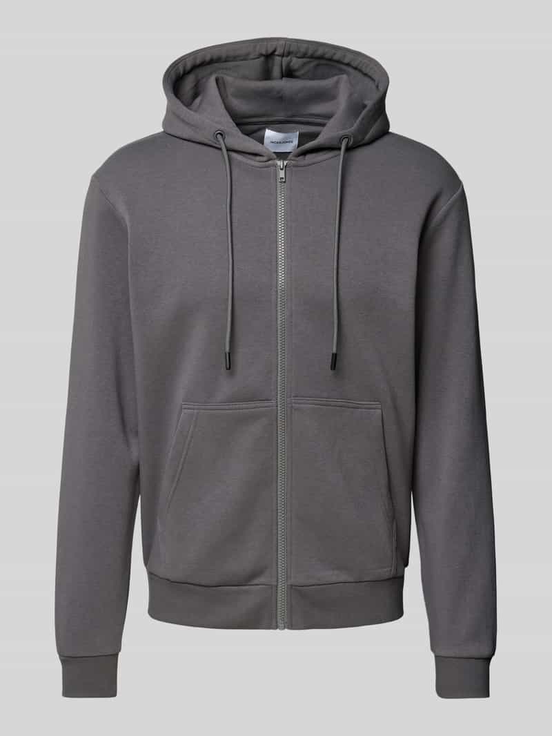 jack & jones Sweatjack met steekzakken opzij model 'BRADLEY'