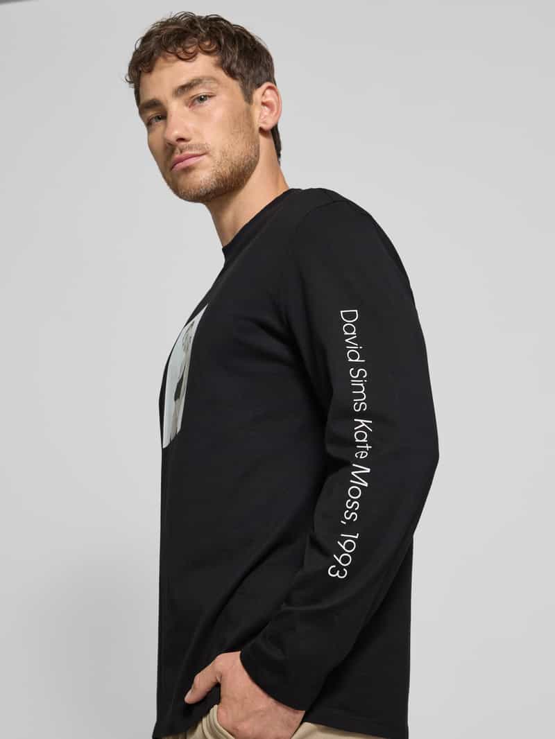 CK Calvin Klein Shirt met lange mouwen en motiefprint