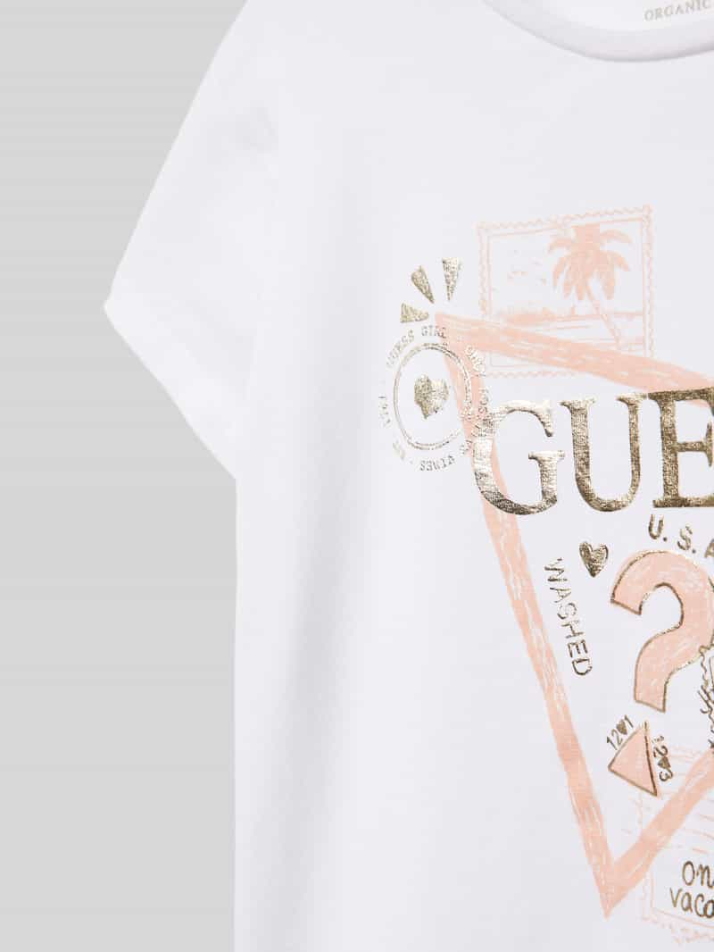 Guess T-shirt met ronde hals