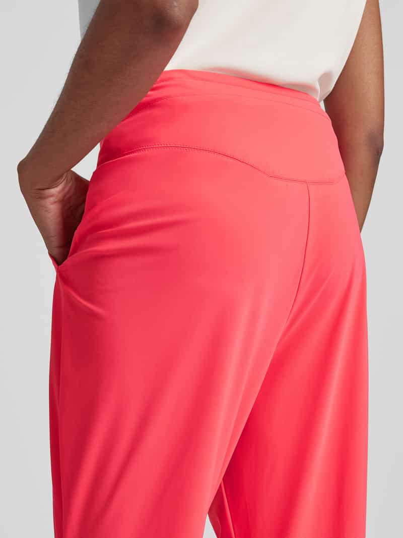 RAFFAELLO ROSSI Tapered fit stoffen broek met tunnelkoord model 'GIRA'