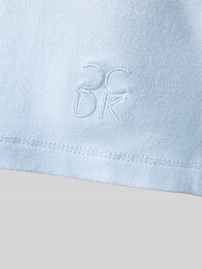 CCDK Copenhagen Shirt met lange mouwen en geribde ronde hals model 'Britt'