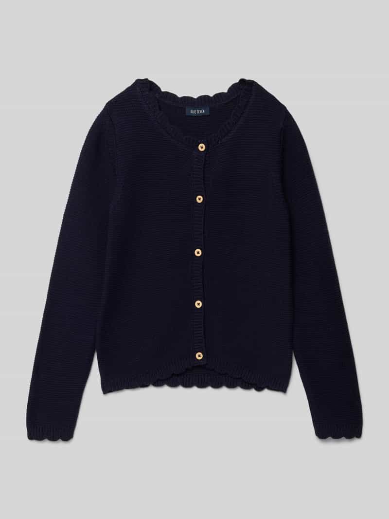BLUE SEVEN Regular fit jack in gebreide look