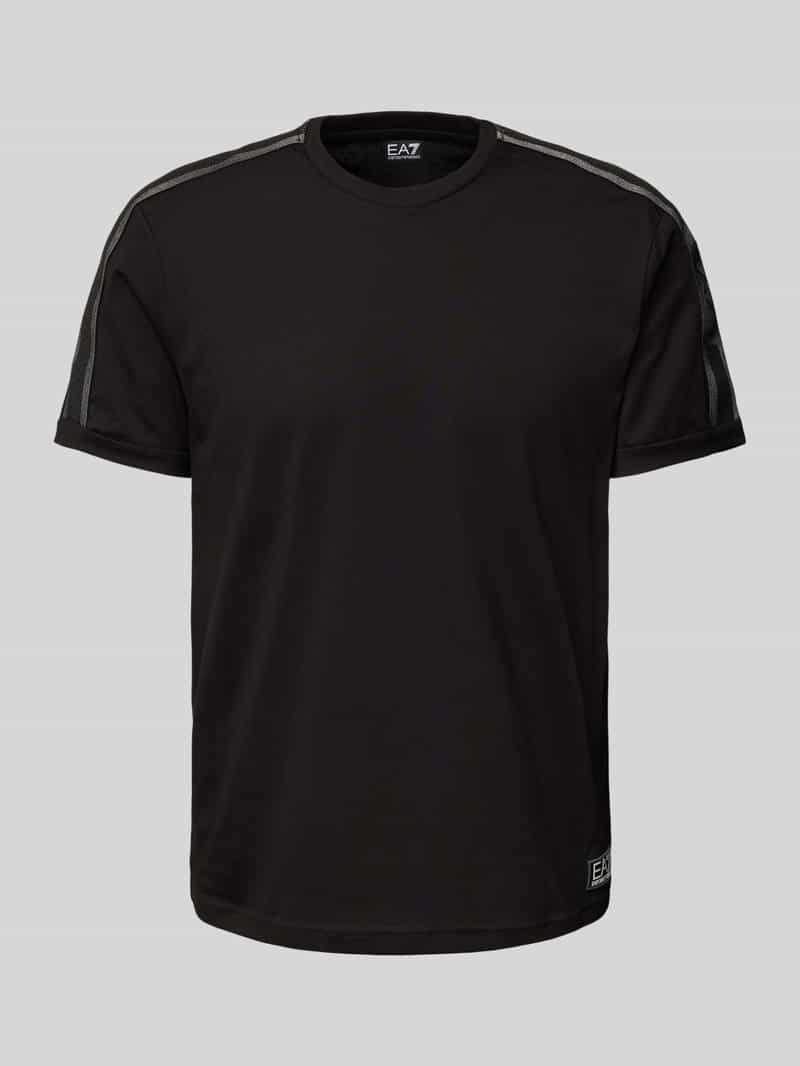 EA7 Emporio Armani T-shirt met labelprint