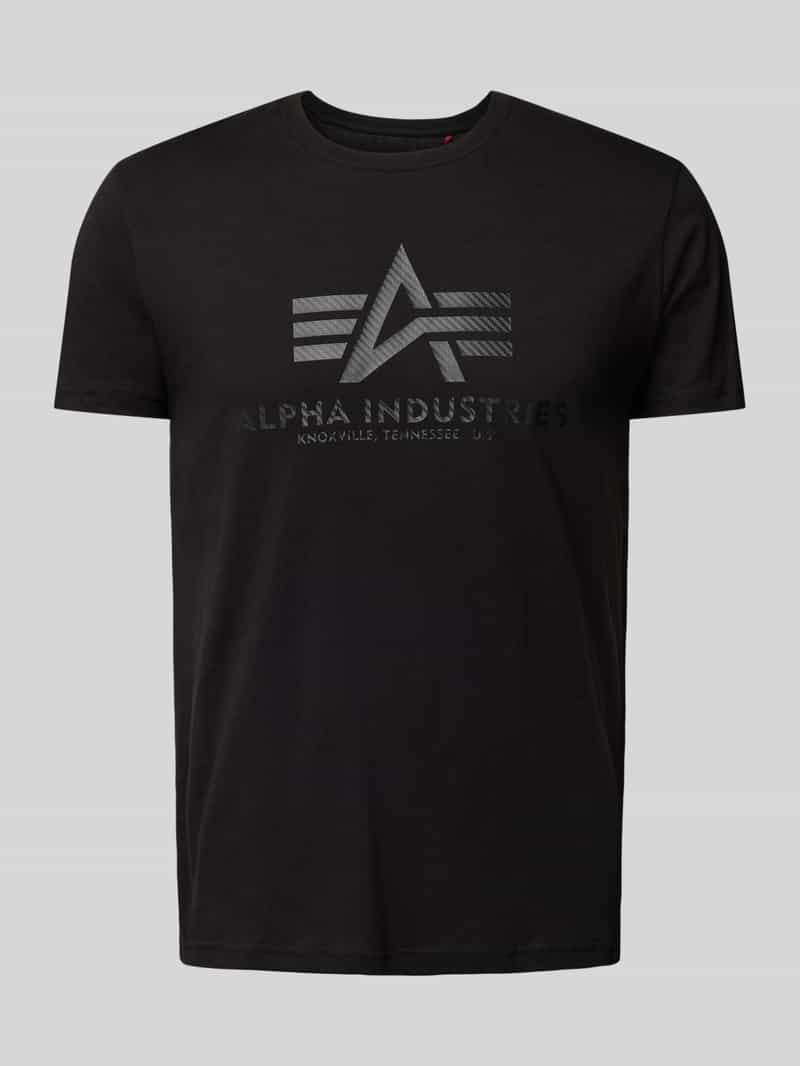 alpha industries T-shirt met labelprint